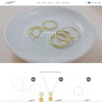 Reference to project Bgm Jewellery <small>Shopify Online-Shop</small> (1/5)