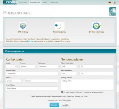 Reference to project Login Kurier <small>Website & CMS</small> (3/5)